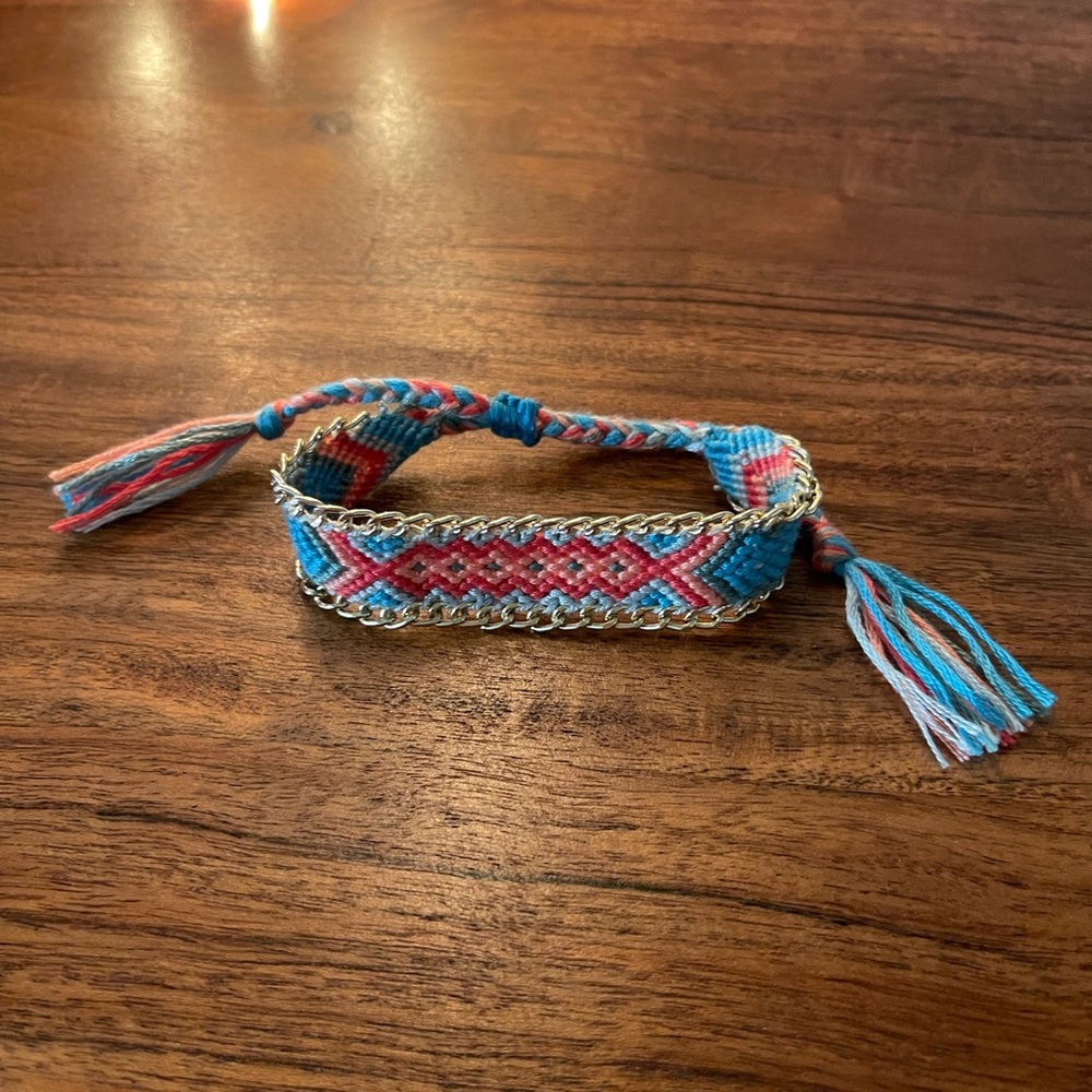 Boho Style colorful woven bracelet